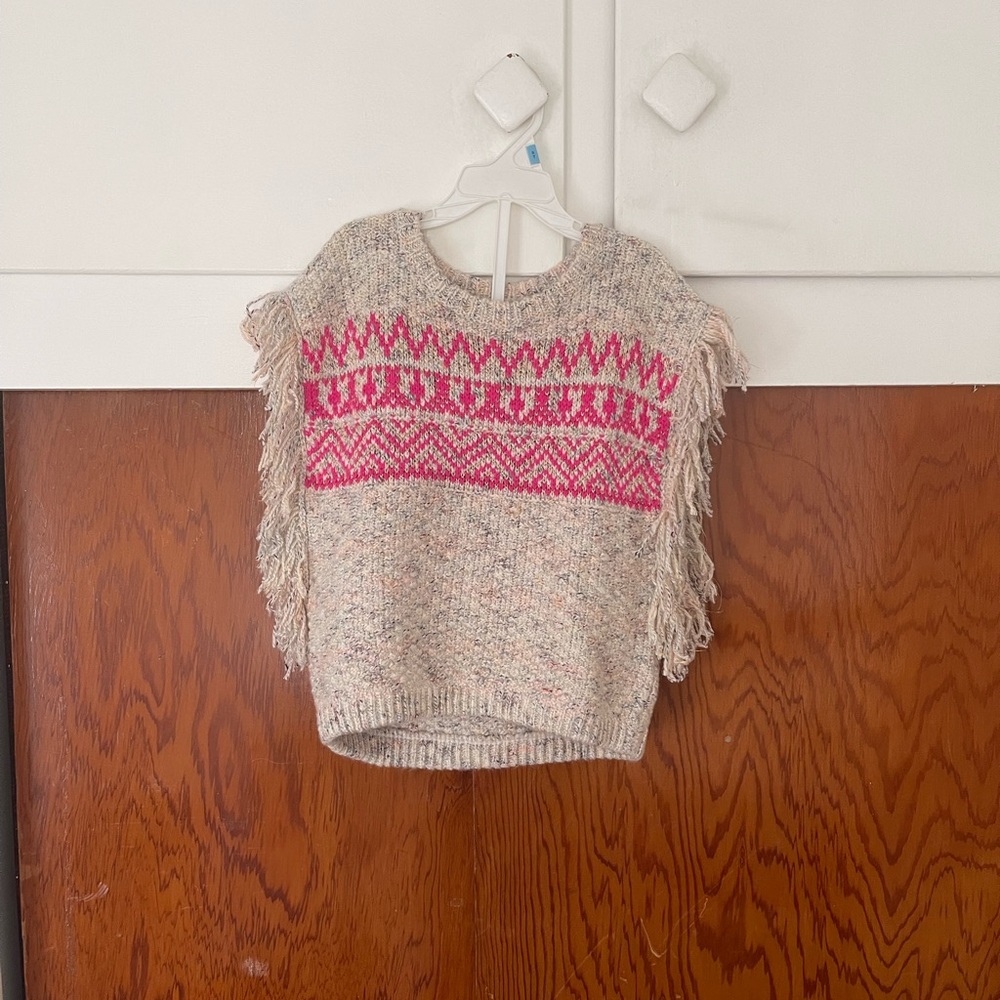 Cat and jack printed sweater vest
